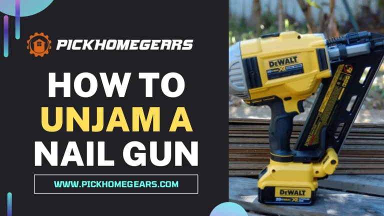 How To Unjam A Nail Gun
