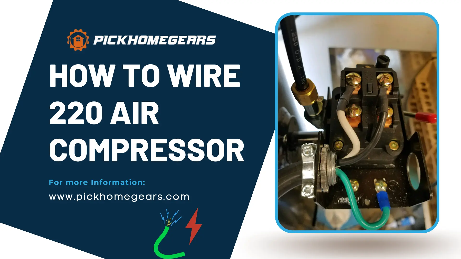 How To Wire 220 Air Compressor